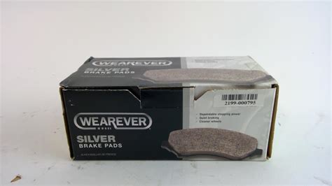 wearever silver brake pads